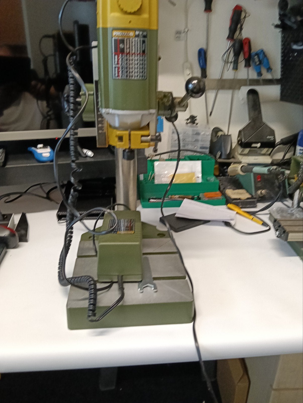 Proxxon BFW 36/2000 Kolomboormachine - Zeer weinig gebruikt, Doe-het-zelf en Verbouw, Gereedschap | Boormachines, Ophalen, Zo goed als nieuw