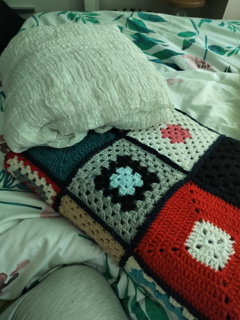 Bed spreien 2 volwassen 1 kind, Ophalen, Overige maten, Wit, Overige typen
