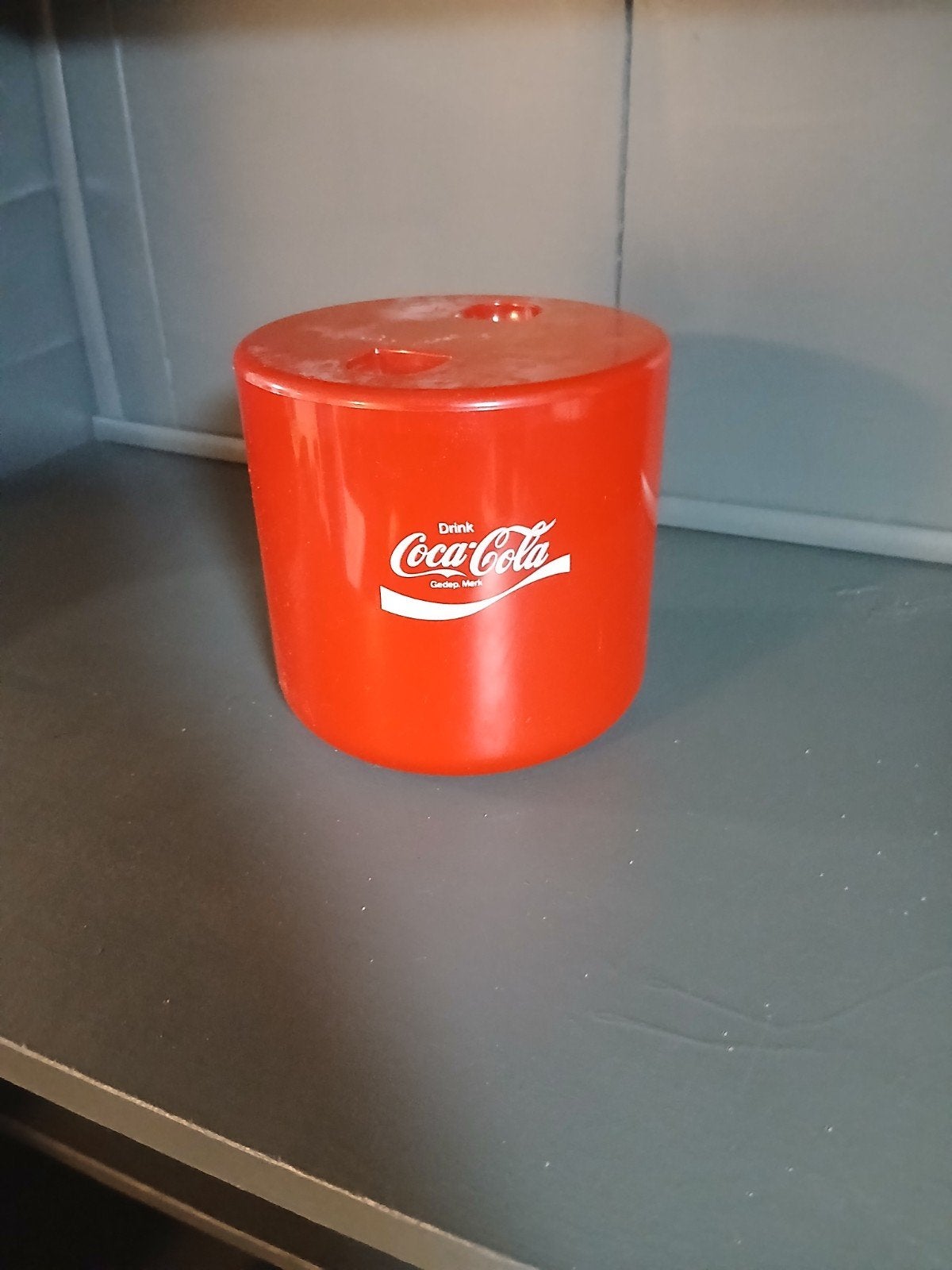 Vintage Coca-Cola ijskoeler/koelemmer, Ophalen of Verzenden, Gebruikt, Gebruiksvoorwerp