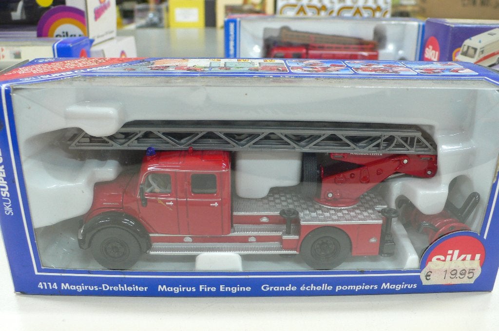 magirus brandweerauto - siku- 1/50, Hobby en Vrije tijd, Modelauto's | 1:50, Verzenden, Nieuw, Bus of Vrachtwagen, SIKU