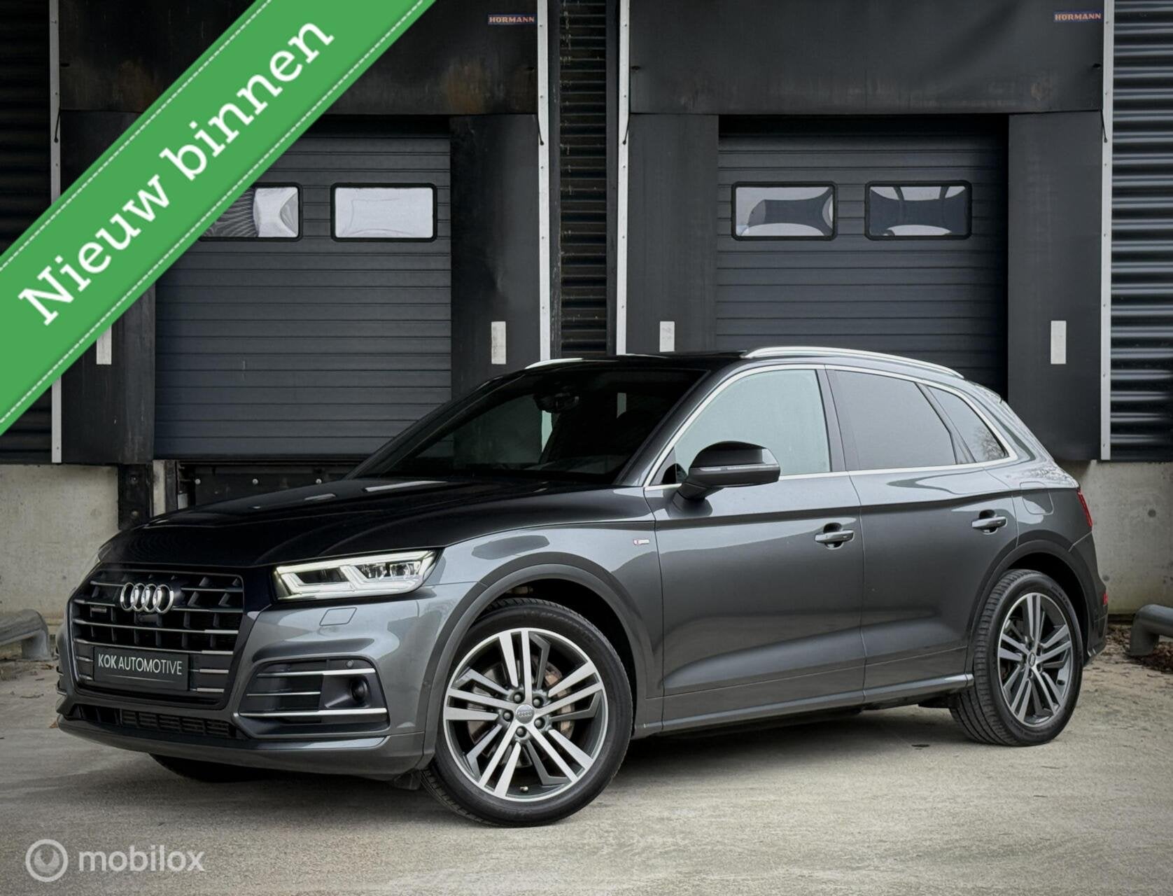 Audi Q5 55 TFSI e quattro S-Line|Rs zetels|B&O|Matrix|Hud|, Auto's, Automaat, Dealer onderhouden, 2005 kg, Gebruikt