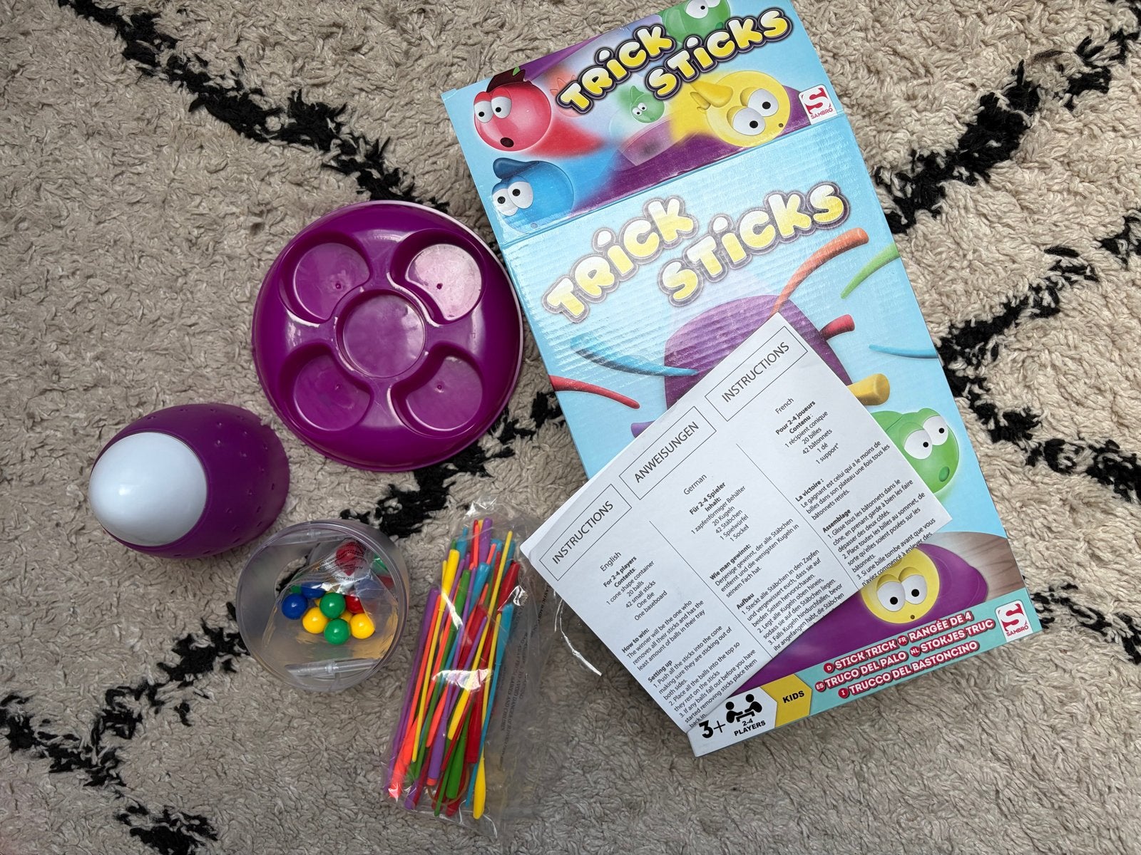 Trick Sticks spel - lijkt op Mikado, Drie of vier spelers, Ophalen of Verzenden, Zo goed als nieuw