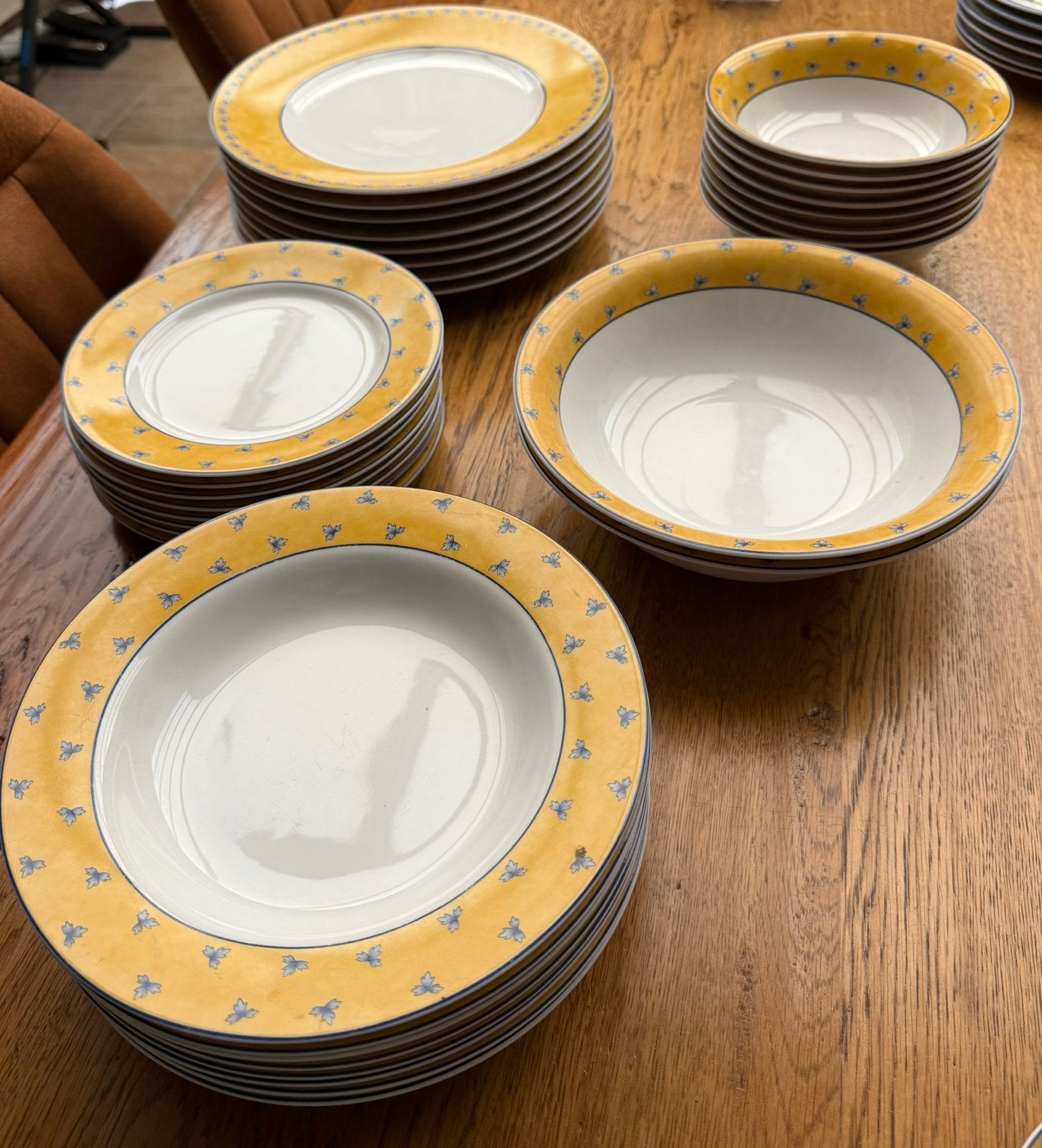 8 persoons eetservies, Ophalen