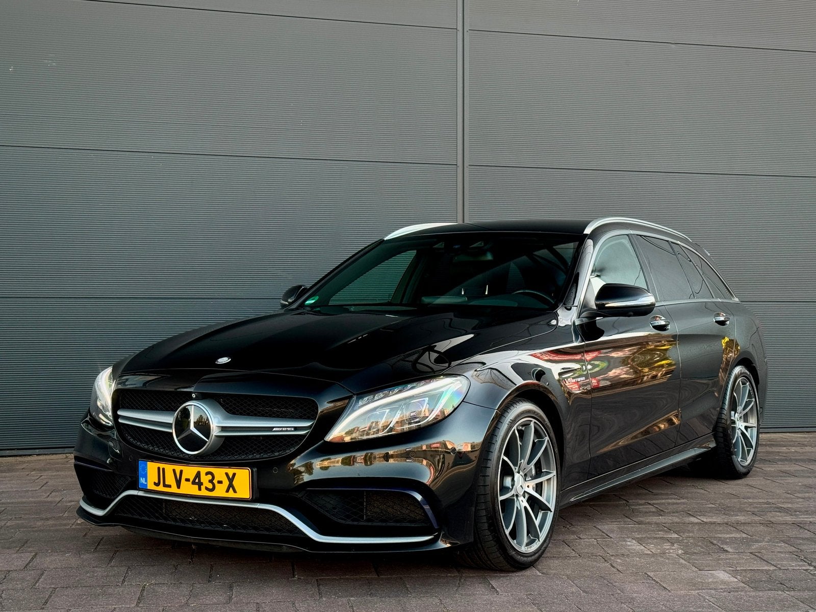 Mercedes-Benz C-Klasse C63 AMG 476pk Burmester/Headup/360Cam, Auto's, Automaat, Achterwielaandrijving, Zwart, Leder