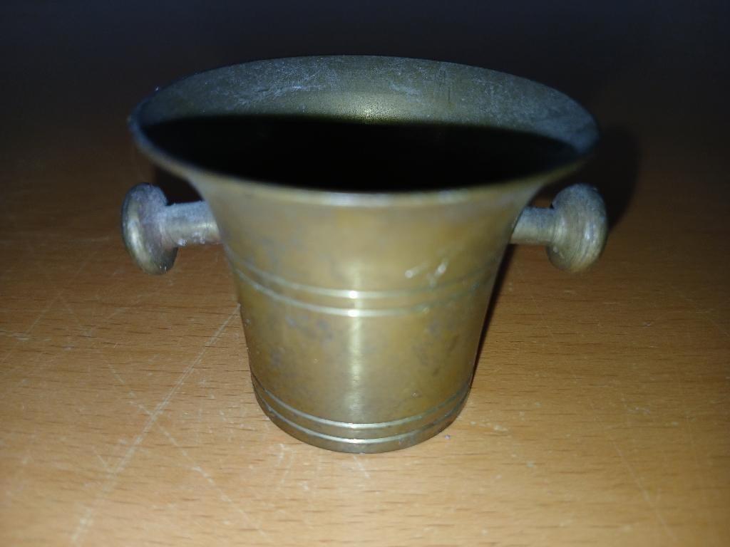 Koperen vijzel zonder stamper, Ophalen of Verzenden, Koper