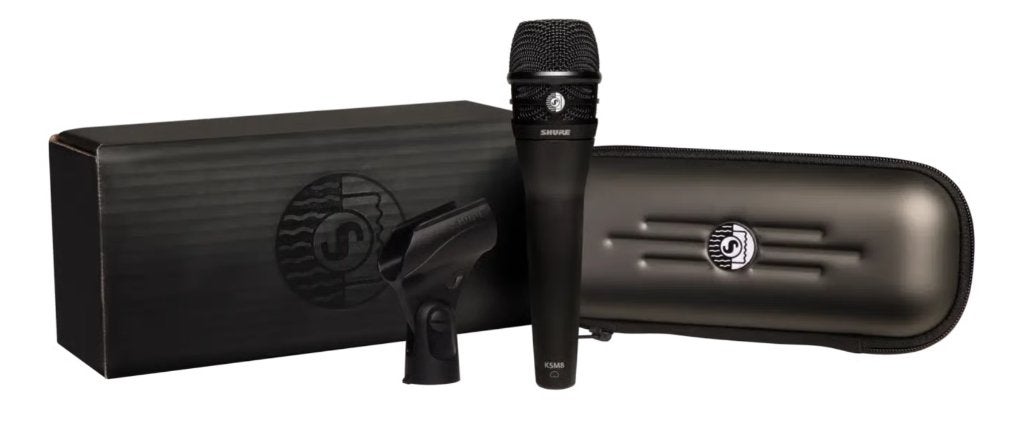 Nieuwe Shure KSM8/B Dualdyne dynamische cardioïde microfoon, Ophalen of Verzenden, Nieuw, Zangmicrofoon, Draadloos