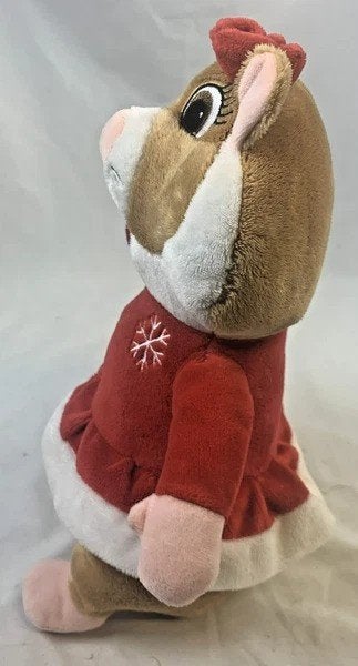Albert Heijn Kerst hamster Knuffel Rood Jurkje Sneeuwvlok AH, Coolsingel 104, 3011 AG Rotterdam, Netherlands, Overige typen, Zo goed als nieuw
