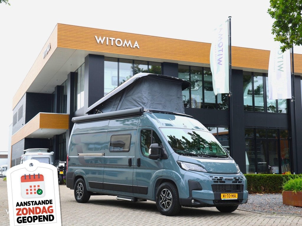 Hymer Redwood 600, Caravans en Kamperen, Automaat, Fiat, Raamblindering, Bedrijf