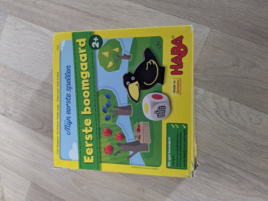 Spel Haba Eerste boomgaard, Ophalen, Gebruikt, HABA