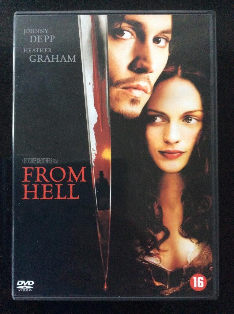 From Hell DVD, Vanaf 16 jaar, Ophalen of Verzenden, Zo goed als nieuw, Overige genres