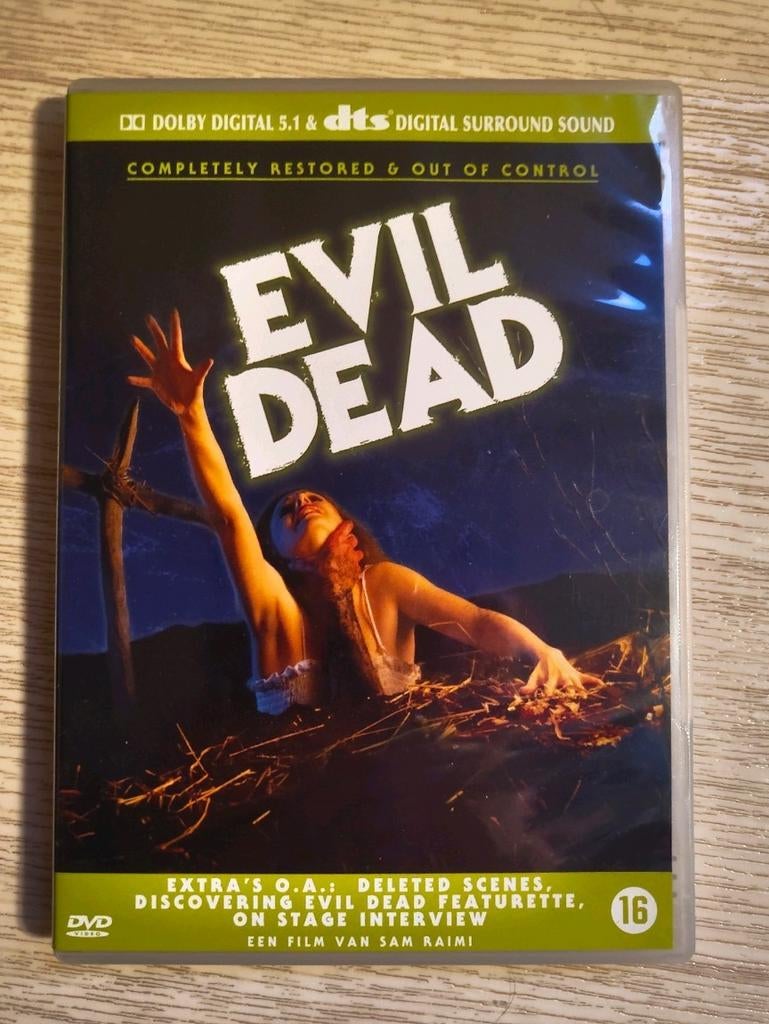 DVD Evil Dead  – Originele Horror Klassieker, Horror, Vanaf 16 jaar, 1980 tot heden, Ophalen of Verzenden
