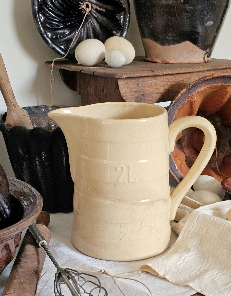 Zeldzame grote oude beboterde BANDENKAN 2 ltr. BOCH / WW2, Ophalen of Verzenden