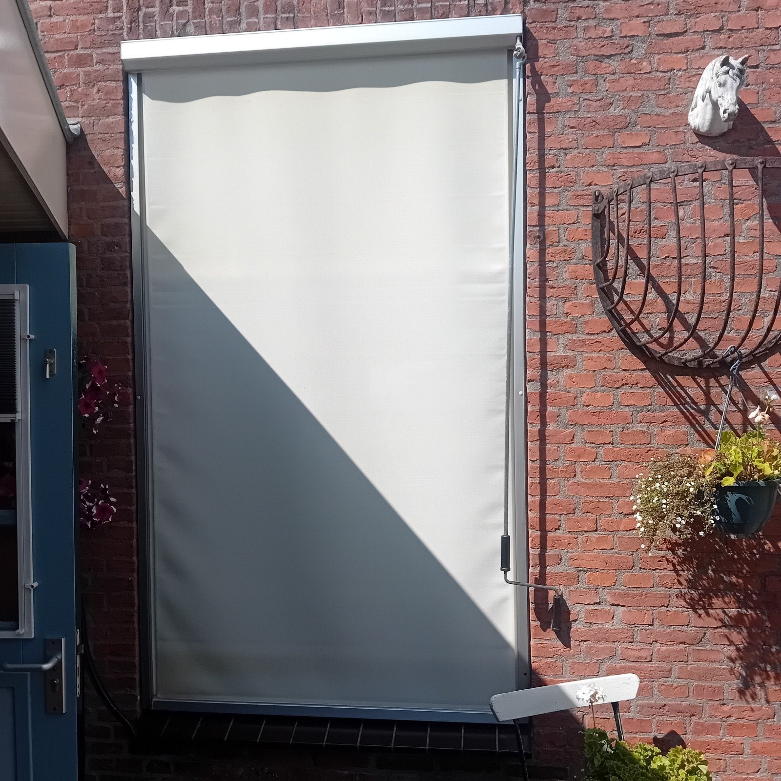 Screen   Zonnescherm, Tuin en Terras, Zonneschermen, 150 tot 300 cm, Ophalen of Verzenden, Gebruikt
