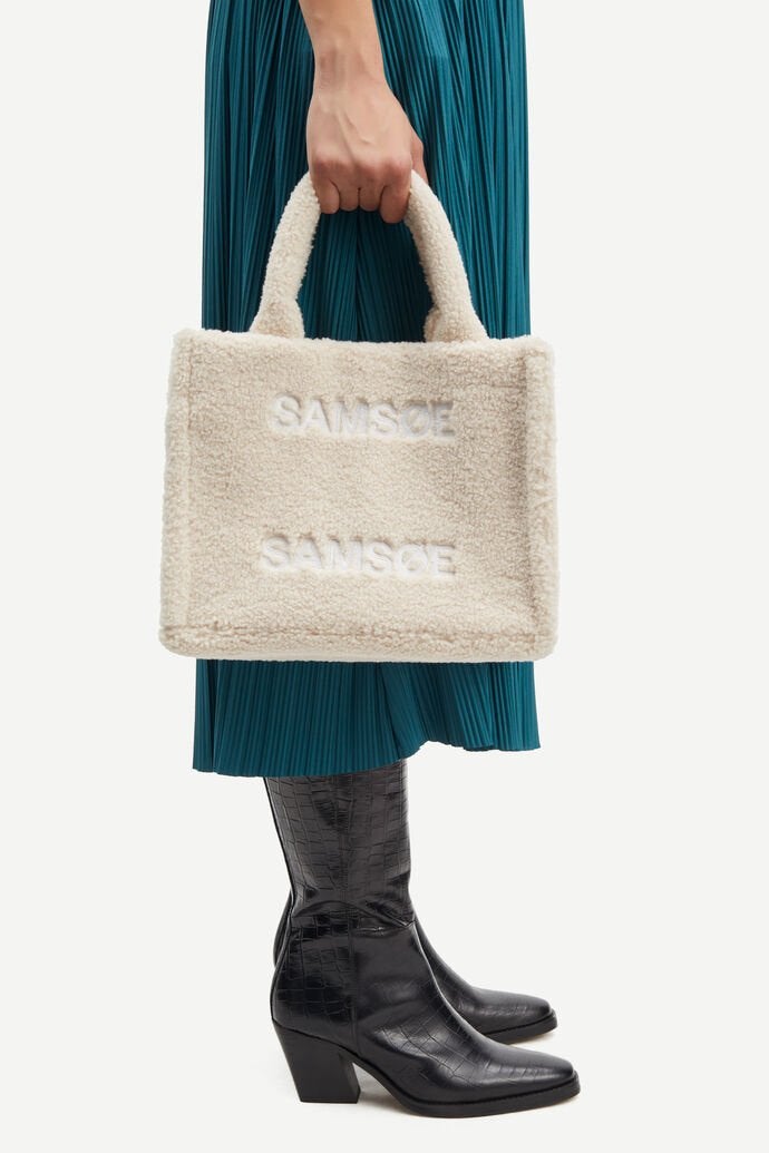 Samsoe Samsoe Teddy Tas, Sieraden, Tassen en Uiterlijk, Verzenden, Nieuw, Beige, Handtas