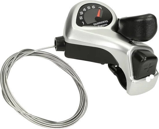 Fatbike shifter/versteller Shimano 7 speed met kabel Nieuw!, Ophalen of Verzenden, Dakdrager