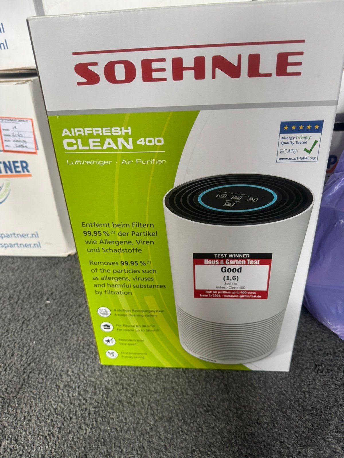 Nieuwe luchtteiniger, Witgoed en Apparatuur, Ophalen, Nieuw, Luchtreiniger