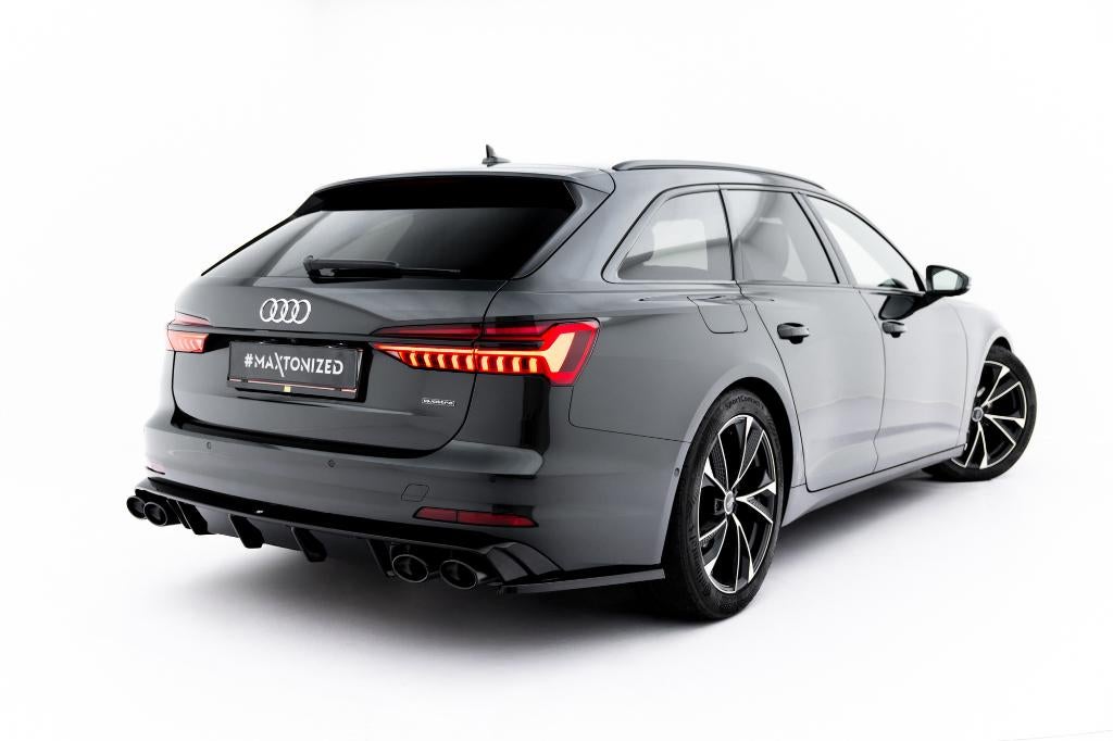 Diffuser sierstukken Audi A6 C8 S6-look standaard achterbump, Ophalen of Verzenden