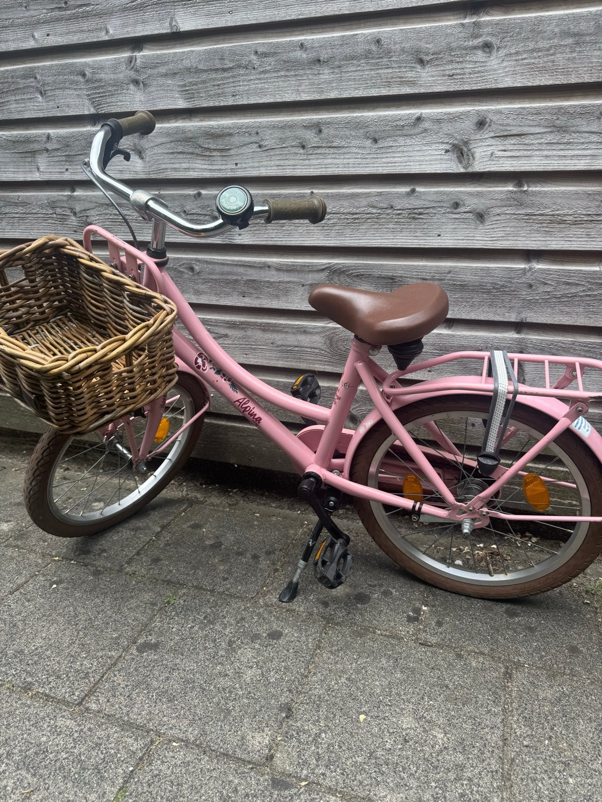 Alpina meisjesfiets 18 inch, Fietsen en Brommers, Ophalen, Gebruikt, 18 inch