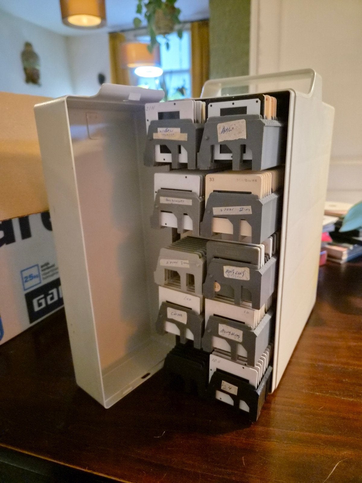 Diverse dia opslagboxen en accessoires, Ophalen, Gebruikt