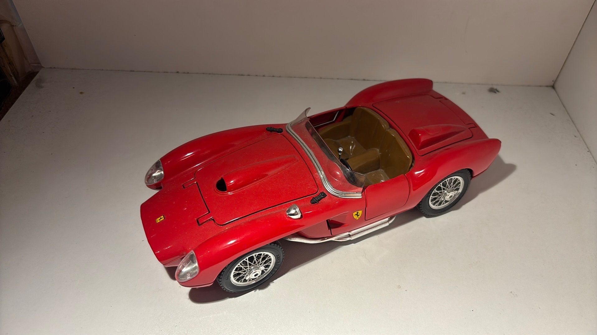 Ferrari 250 testa rossa bburago 1.18, Ophalen of Verzenden, Bburago, A, A