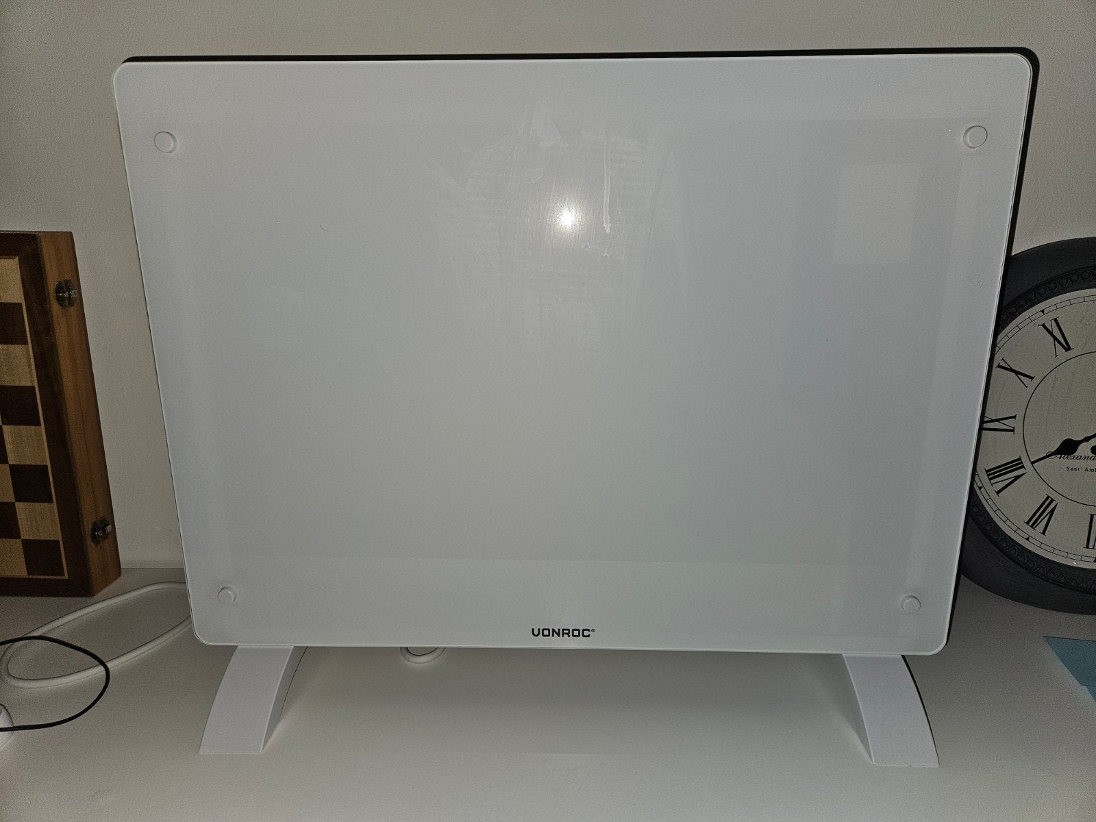 VONROC Luxe Elektrische Kachel – 750W/1500W – WiFi & App – G, Ophalen of Verzenden, Zo goed als nieuw, Kachel