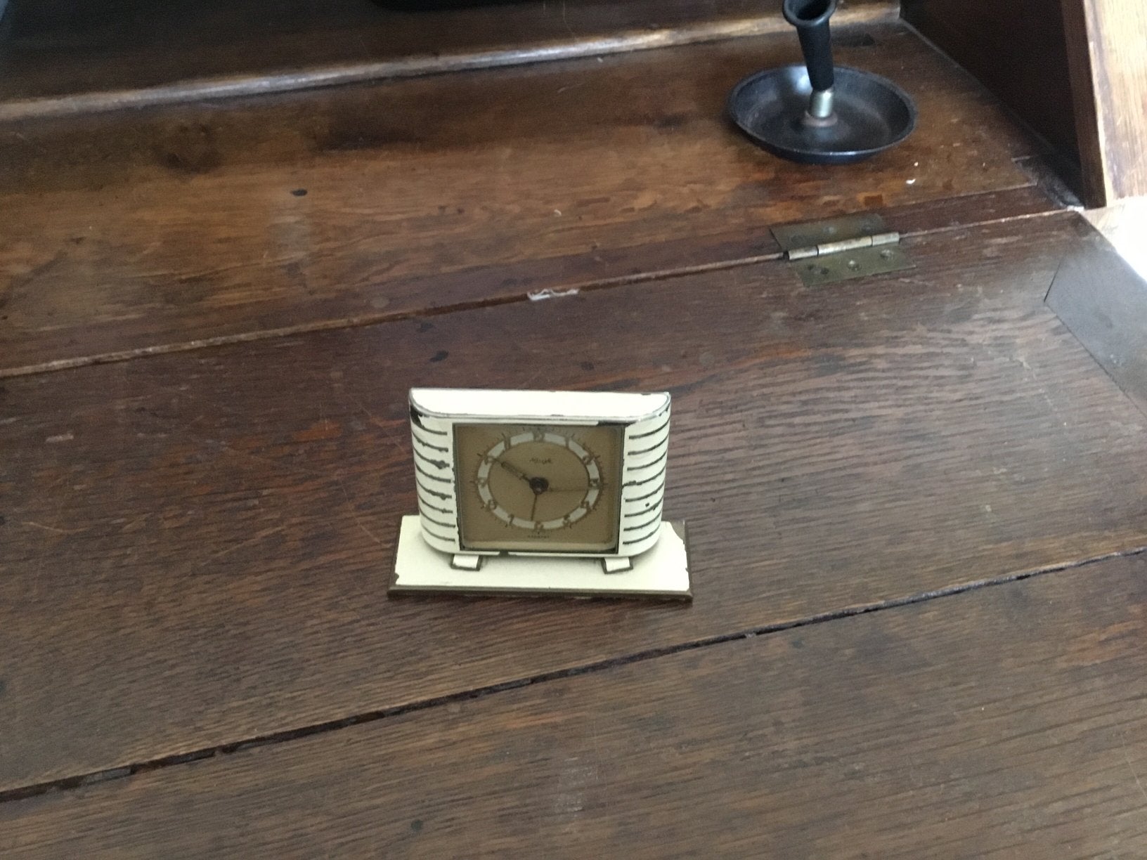 Antieke Art Deco wekker - Charmant en functioneel, Antiek en Kunst, Ophalen of Verzenden