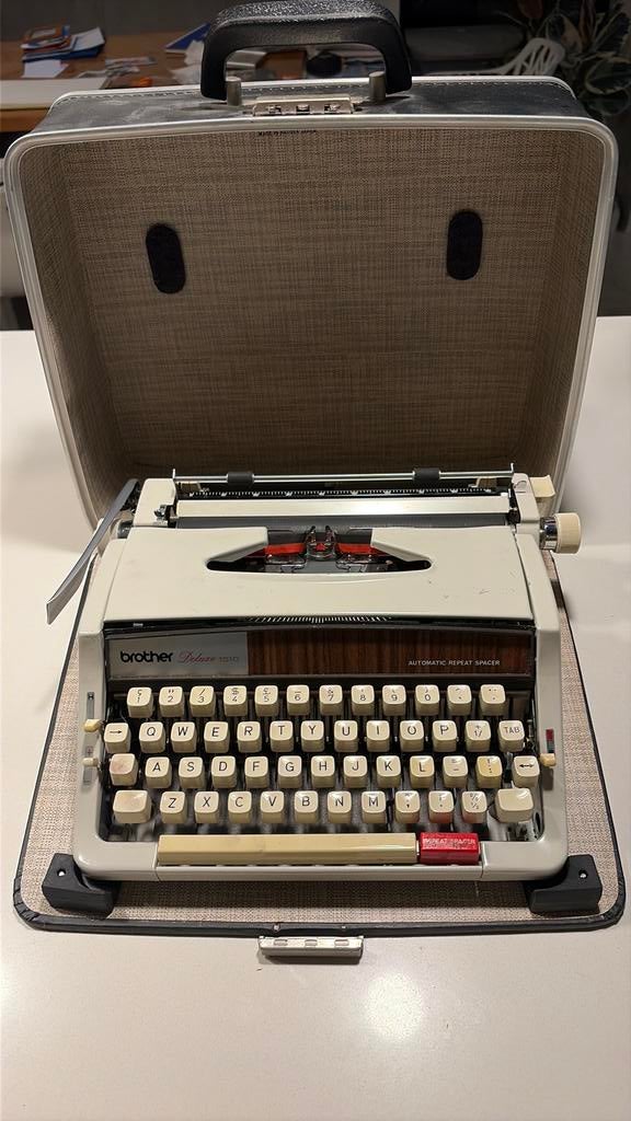 Brother DeLuxe 1510 typemachine, Diversen, Typemachines, Ophalen, Gebruikt