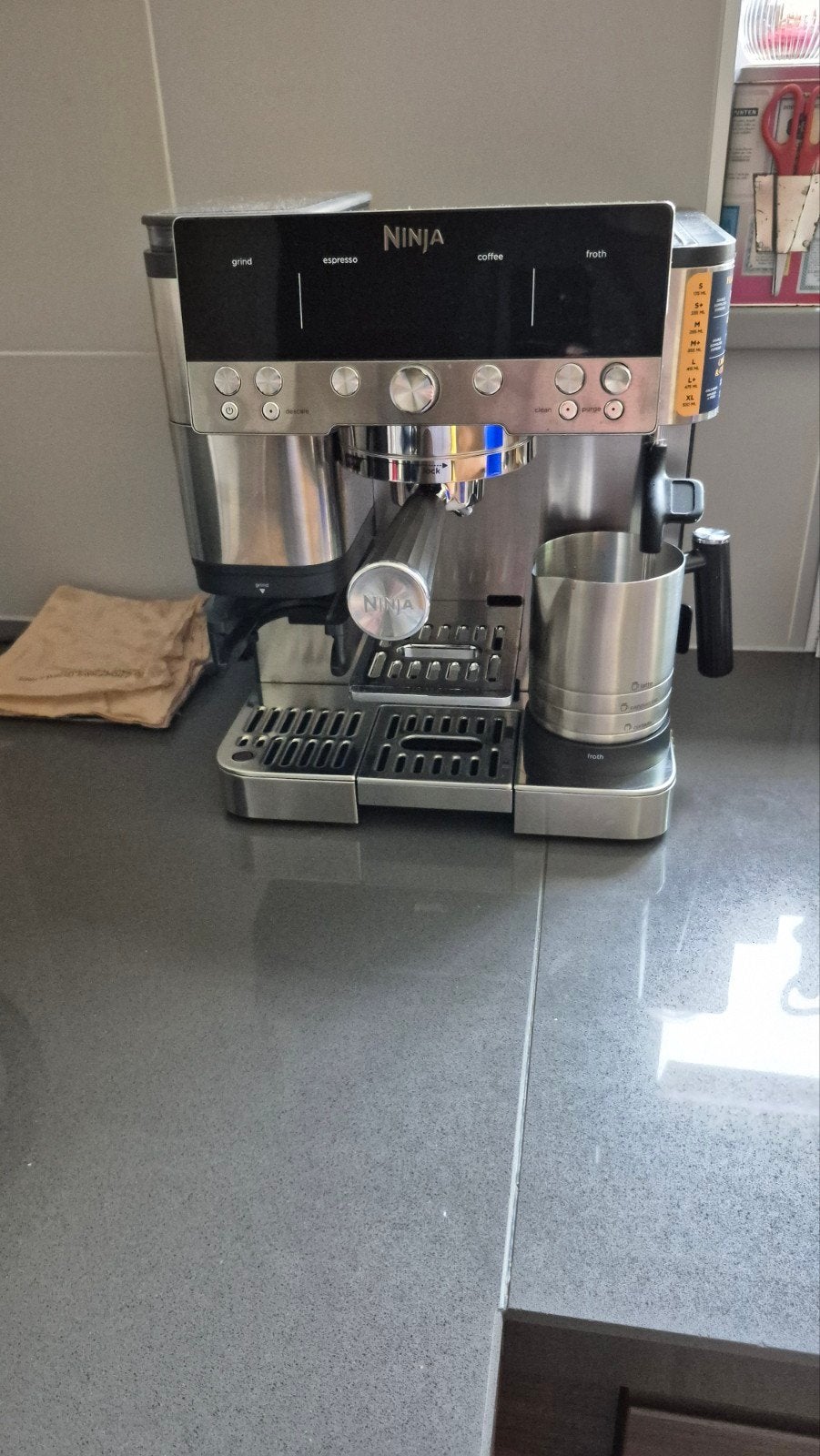 Koffiemachine Ninja ES601EU 3-in-1 te koop, Ophalen, Zo goed als nieuw, Overige modellen, Koffiebonen