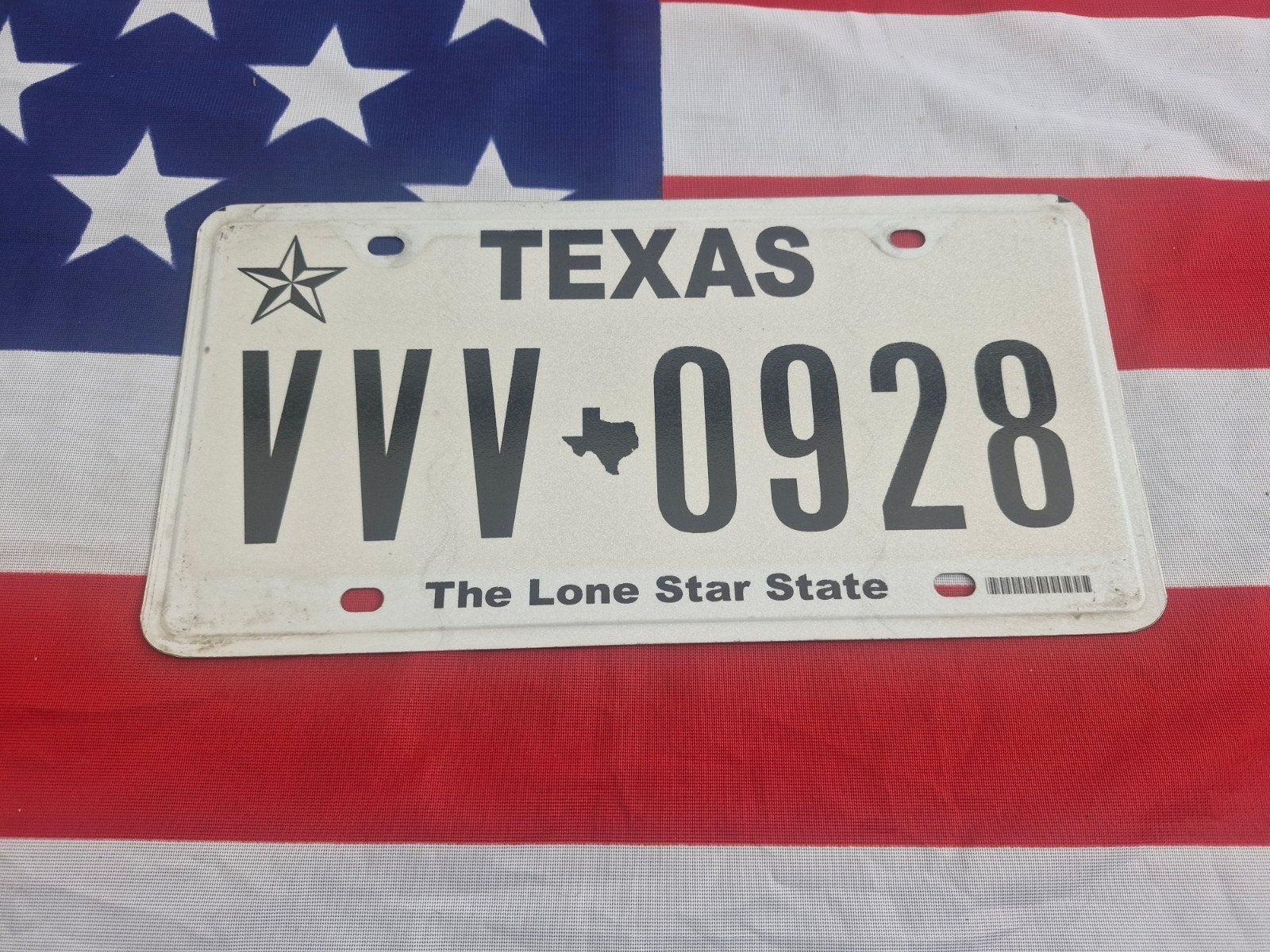 Kentekenplaat VVV Texas USA nummerbord Nummerplaat License, Ophalen of Verzenden, Auto's