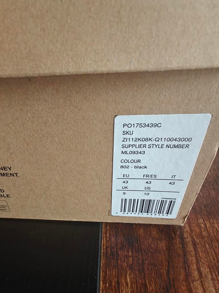 ZIGN Zwarte Leren Enkellaarzen Maat 43, Kleding | Dames, Schoenen, Zwart, Lage of Enkellaarzen, Nieuw, Ophalen of Verzenden