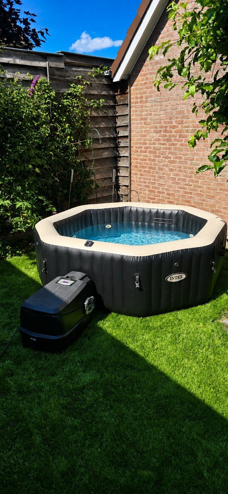 Intex pure spa jacuzzi 6 persoons, Ophalen, Gebruikt, Filter