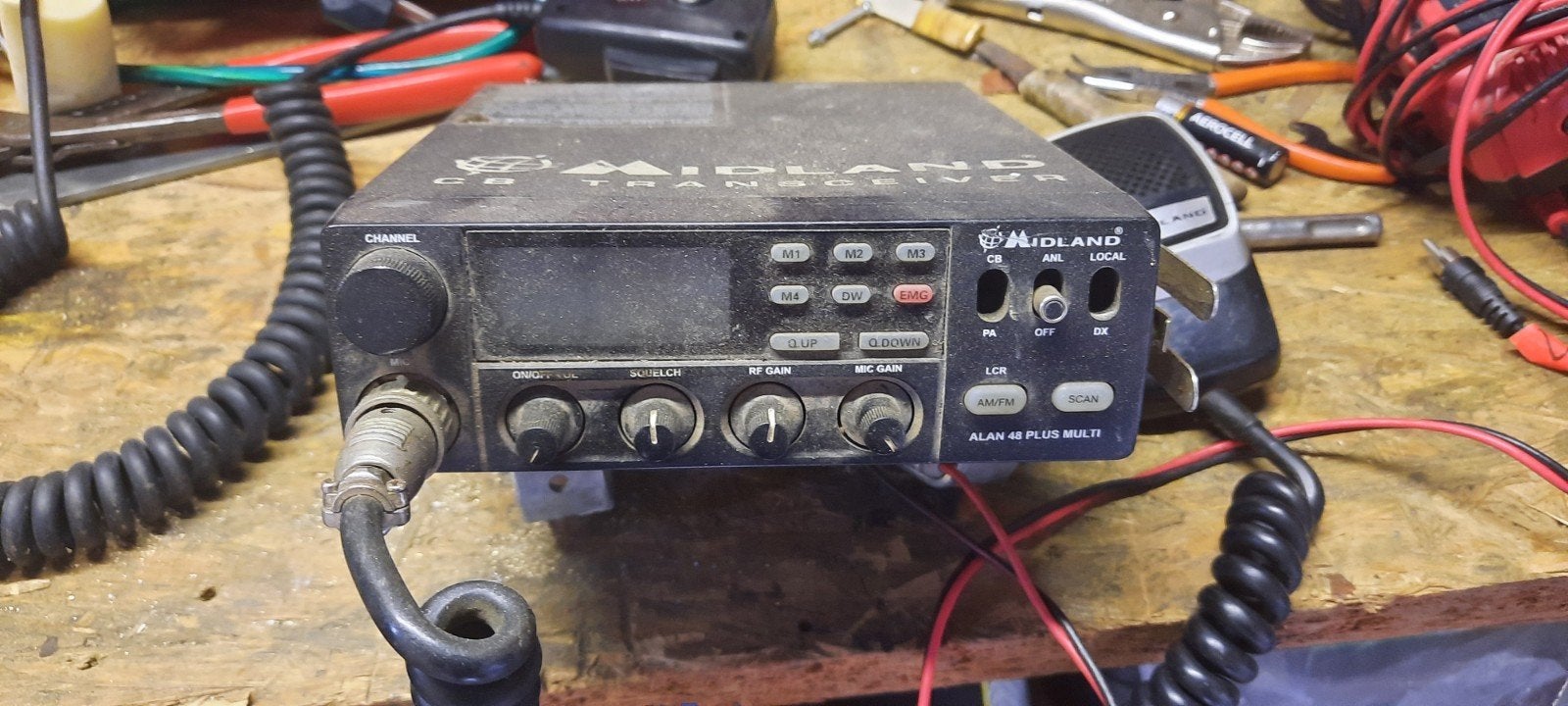 Midland Alan 48 Plus Multi CB Transceiver, Telecommunicatie, Zenders en Ontvangers, Gebruikt, Zender en Ontvanger, Ophalen of Verzenden