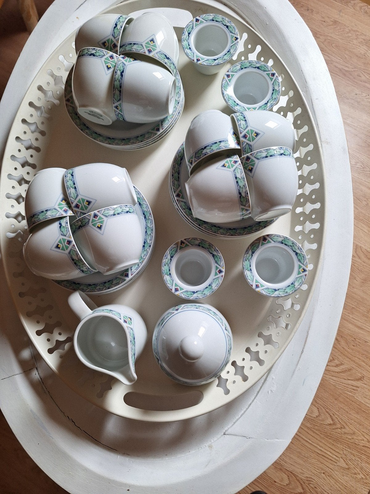 Koffie servies van AH incl dienblad, Huis en Inrichting, Keuken | Servies, Ophalen of Verzenden