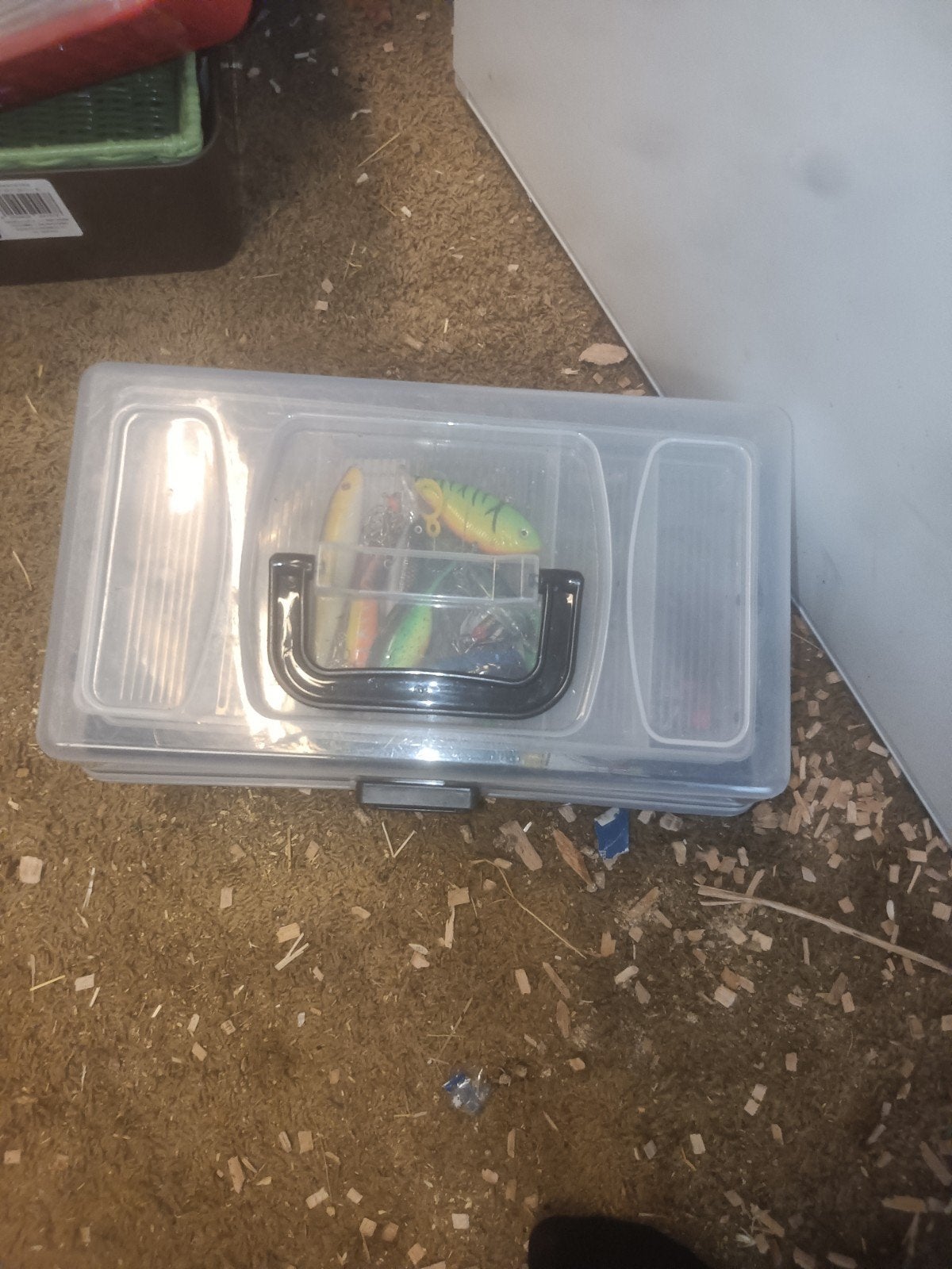 Hele visser bak met aasjes Gadget draad en meer, Ophalen