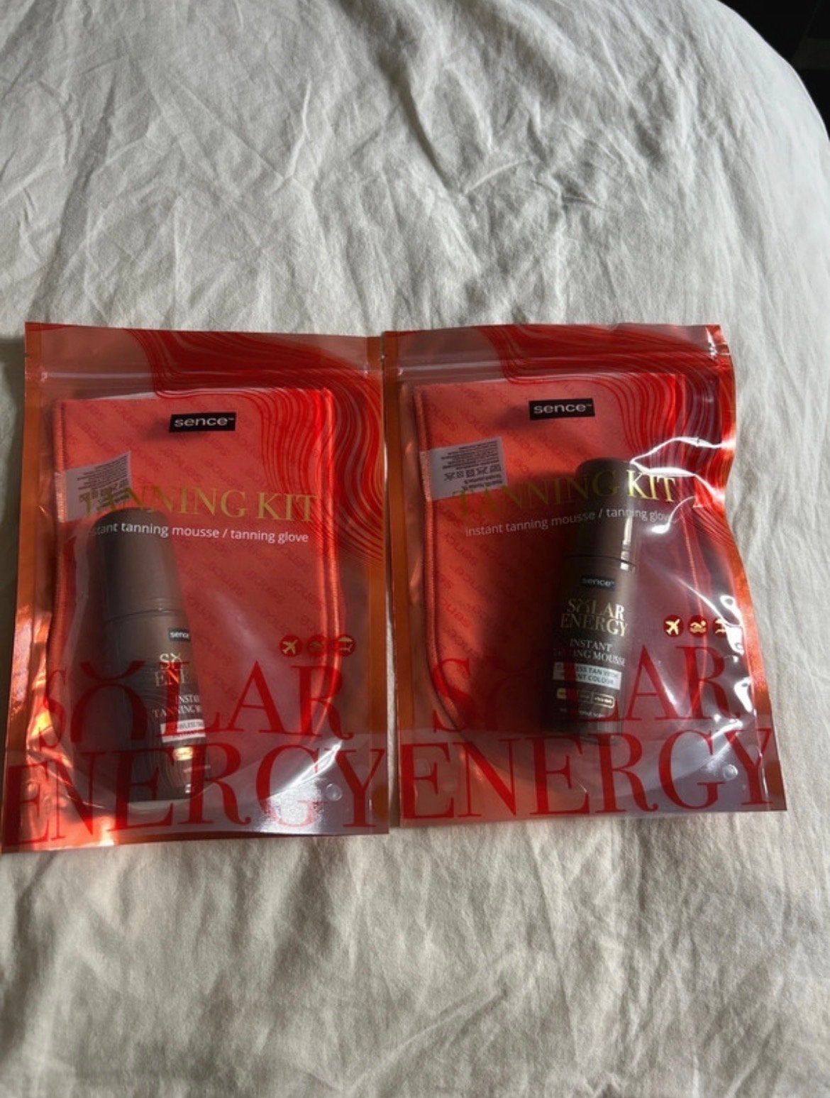 Sence Tanning Kit: Instant Tanning Mousse & Glove, Ophalen of Verzenden, Nieuw, Overige typen