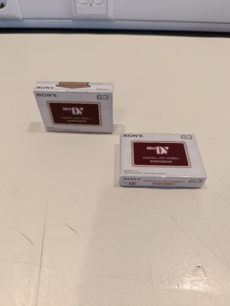 2 Sony HD Video Casette, Ophalen, Accessoire