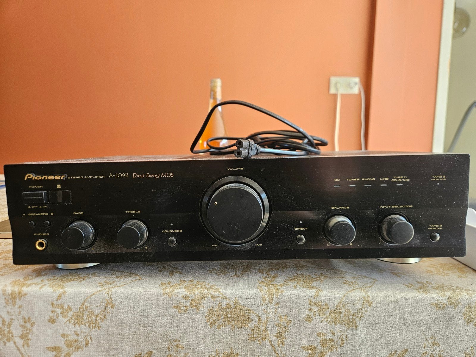 Pioneer A-209R Stereo Versterker met Afstandsbediening, Audio, Tv en Foto, Gebruikt, Ophalen of Verzenden, 60 tot 120 watt, Pioneer
