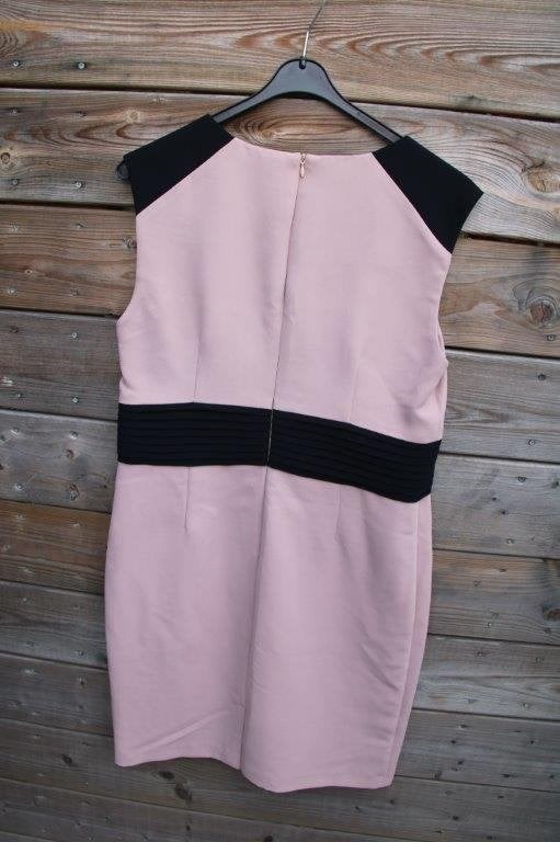 Jurk roze/ zwart Rinascimento mt Xl Vaste prijs OPRUIMING, Ophalen of Verzenden, Zo goed als nieuw, Knielengte, Roze