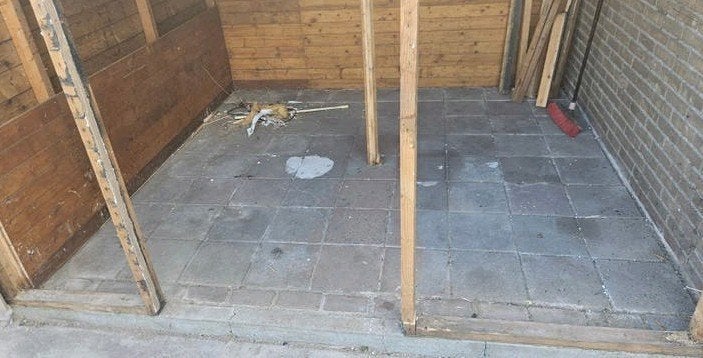 Tegels gratis afhalen, Tuin en Terras, Tegels en Klinkers, Ophalen of Verzenden, Gebruikt, Beton, Terrastegels