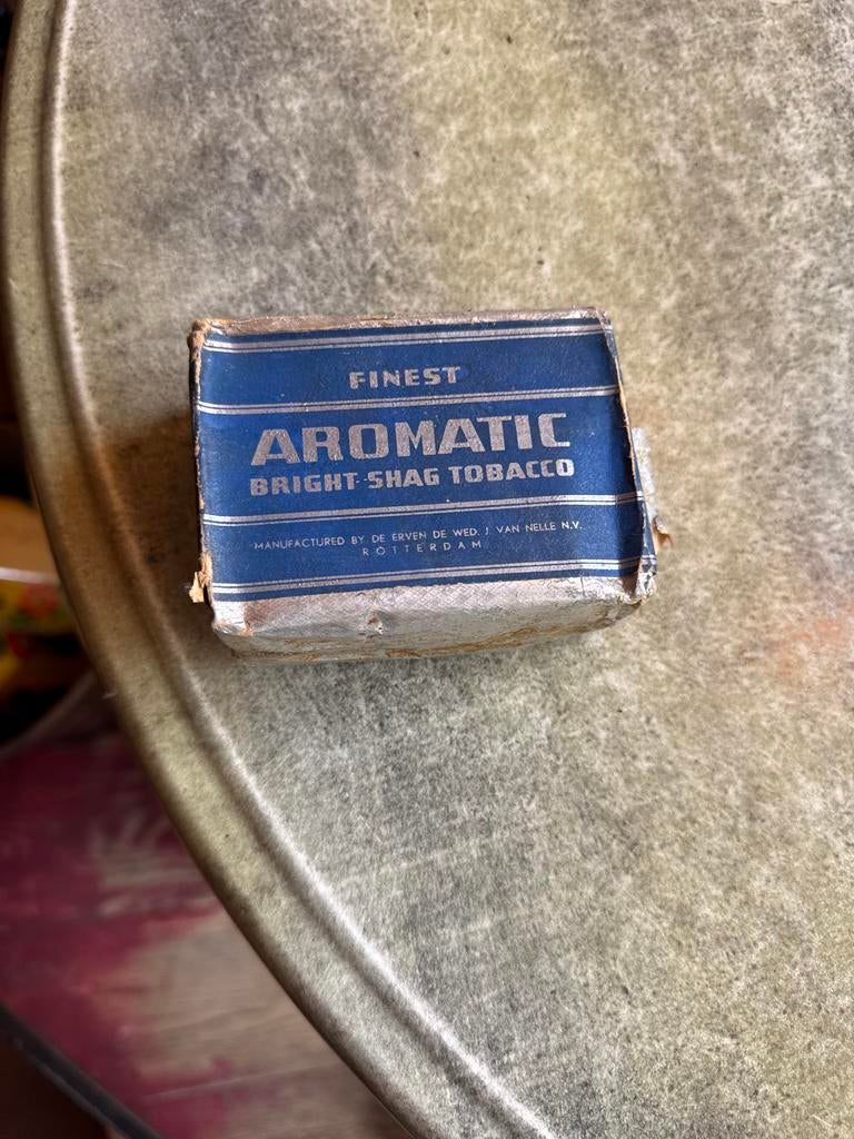 Vintage Aromatic Bright Shag Tobacco verpakking, Ophalen of Verzenden, Gebruikt, Verpakking