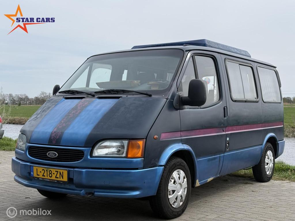 Ford TRANSIT 100S| Camperbus| Keuken| Hefdak| APK tot 2028, Caravans en Kamperen, Bedrijf, Ford, 4 tot 5 meter, Benzine