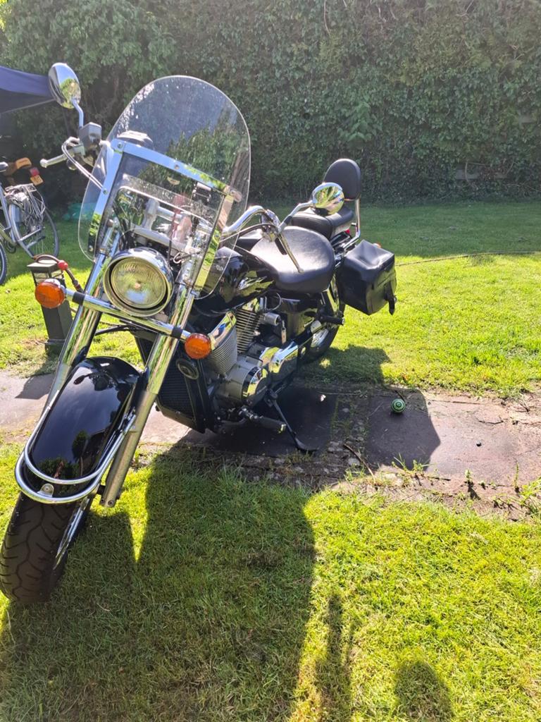 Honda Shadow VT750C Black Spirit uit 2011 - 19.000 km, Motoren, Particulier, Occasion, Chopper