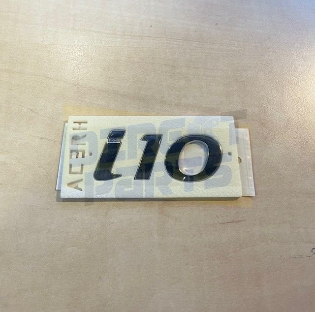 Hyundai i10 (3/20-6/23) embleem tekst ''i10'' achterzijde Or