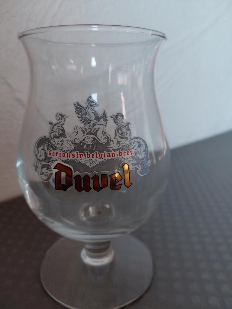 Duvel glas Seriously Belgian Beer, Ophalen of Verzenden, Zo goed als nieuw, Glas of Glazen, Duvel