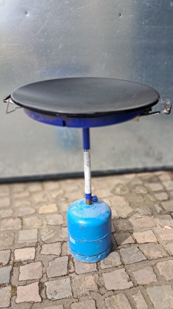 Skottelbraai, Ophalen, Gebruikt