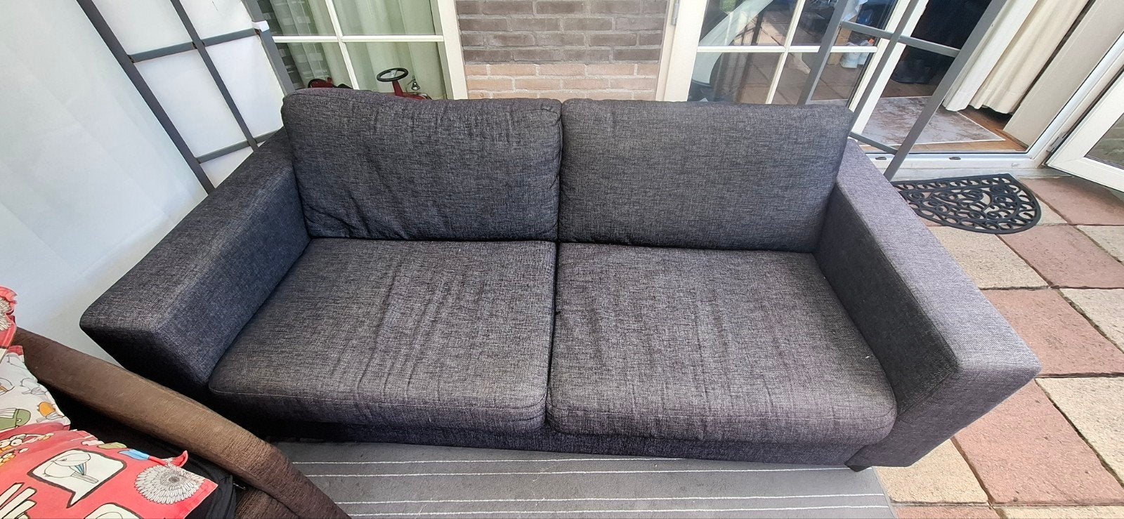 3 persons Bankstel gratis, Huis en Inrichting, Ophalen, Gebruikt