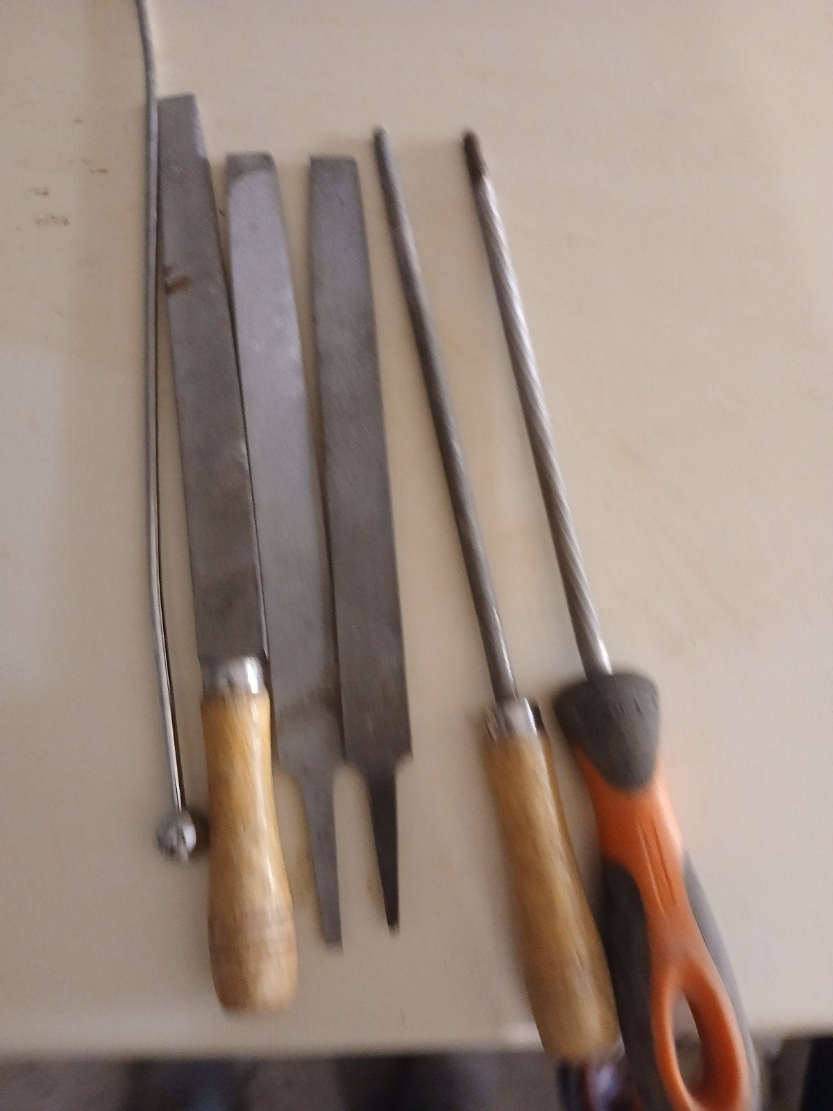 Set van diverse vijlen en raspen, Doe-het-zelf en Verbouw, Gereedschap | Handgereedschap, Ophalen of Verzenden, Gebruikt, Vijl/Rasp