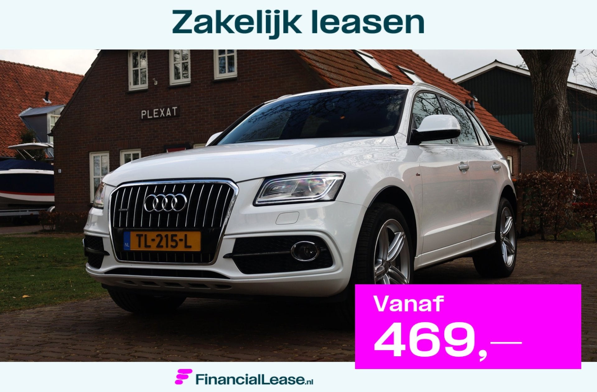 Audi Q5 3.0 TFSI quattro Pro Line Plus Aut. | Audi Exclusive, Auto's, Audi, Bedrijf, Lease, Financial lease, Q5, 4x4, ABS, Achteruitrijcamera