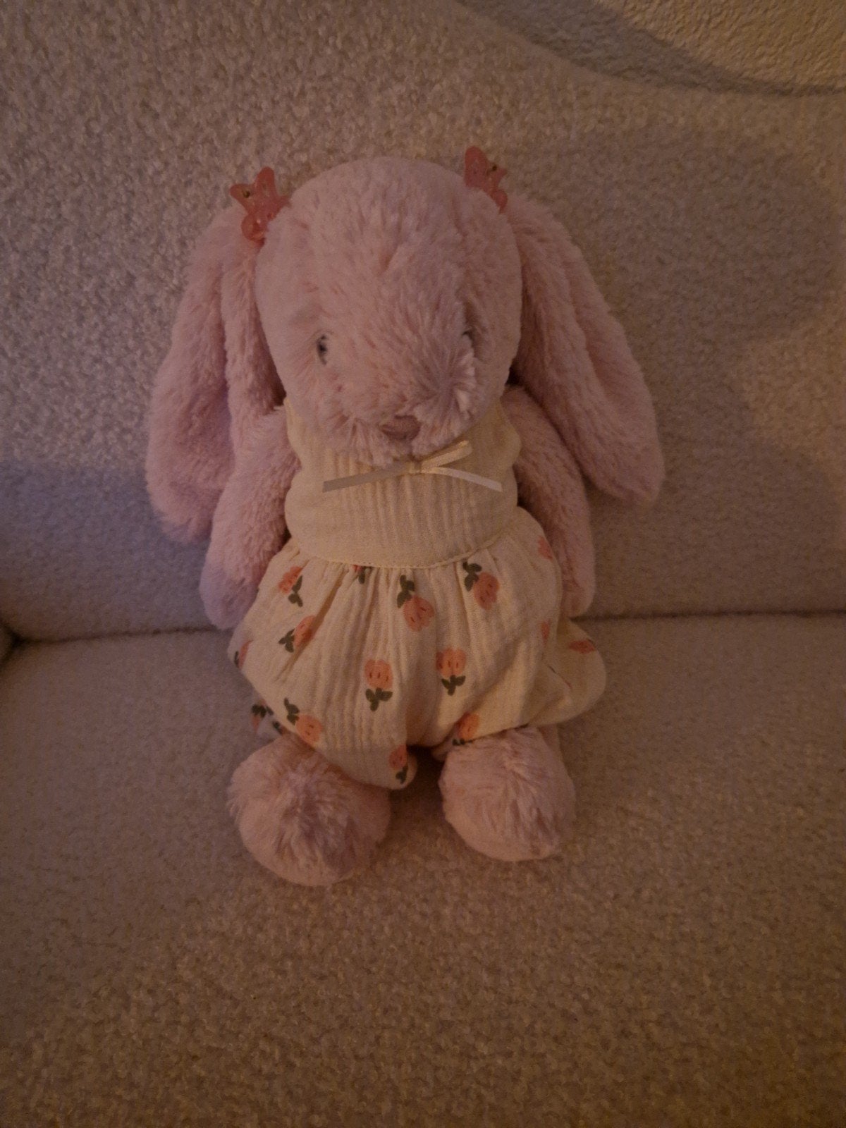 jellycat konijn pink medium, Kinderen en Baby's, Ophalen of Verzenden, Konijn