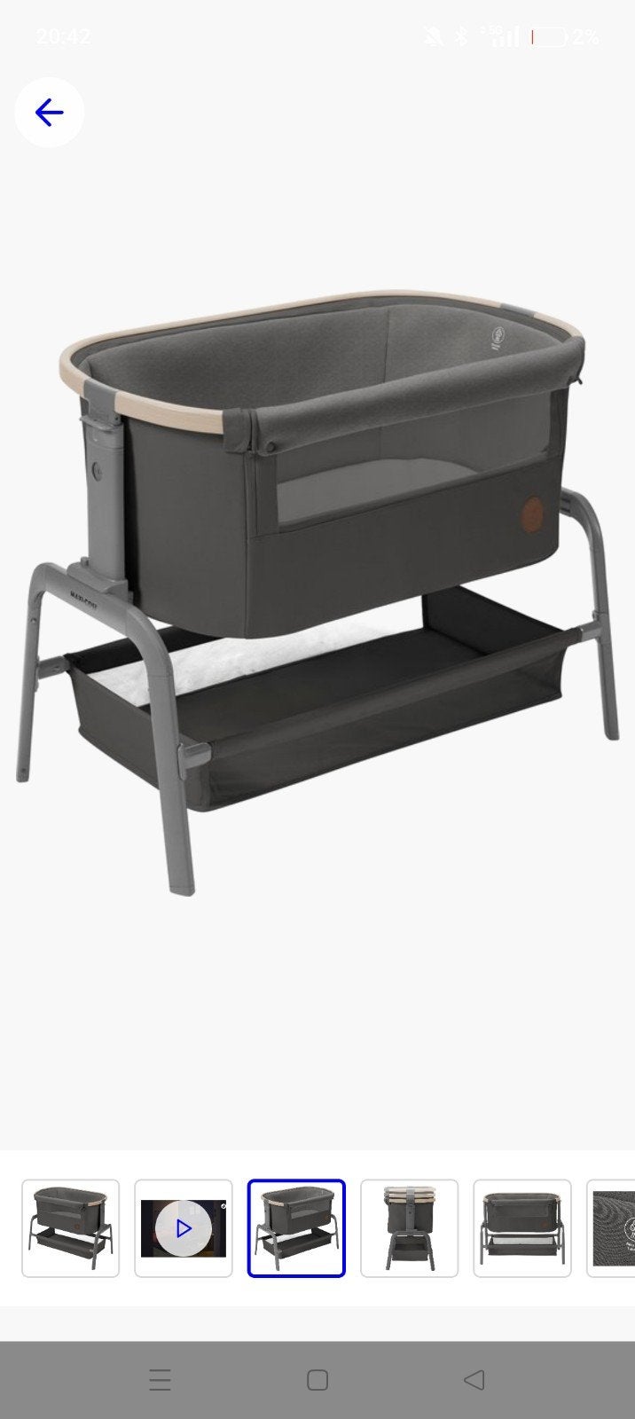 Maxi-Cosi Iora Air Co-Sleeper, Ophalen, Zo goed als nieuw, Wieg
